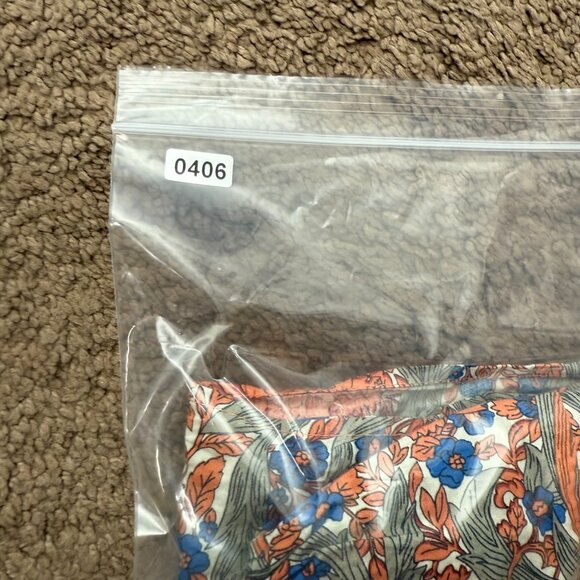 Zara Multicolor Floral Poplin Tie Bow Strap Moderns Midi Sundress Dress Size S - Picture 9 of 9